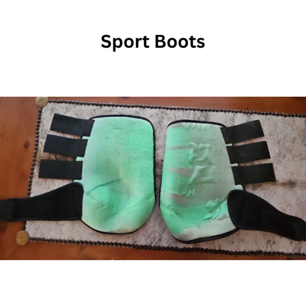 Green Horse Sport Boots USED